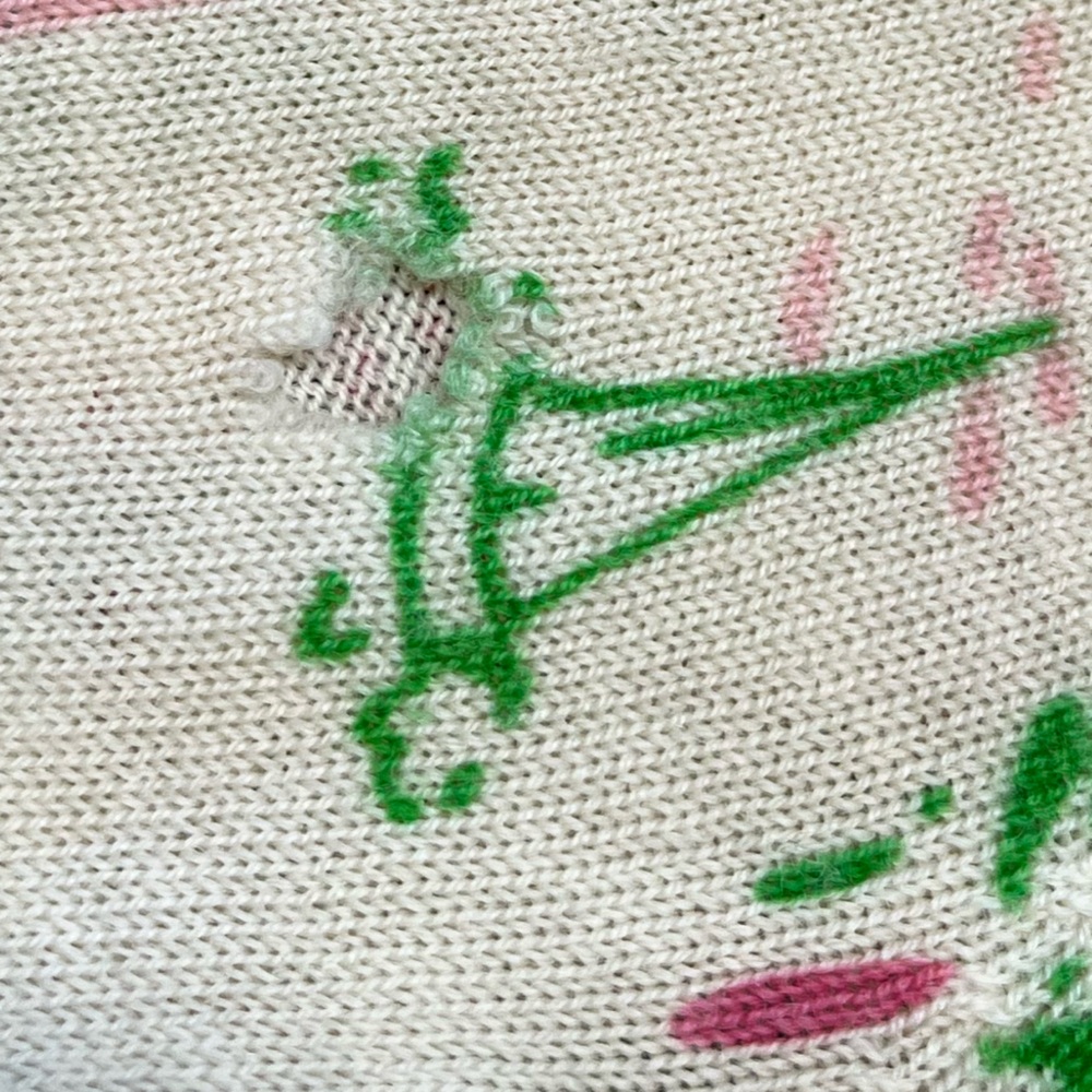 RARE Vintage J.Crew Wool Sweater ~ MCM Novelty Print Sailboats ~ Size Small XS - Picture 6 of 8